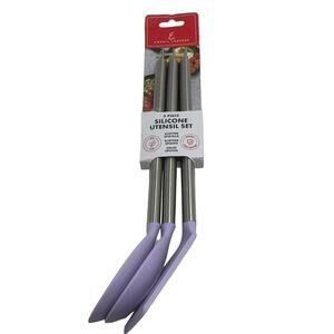 Emeril Lagasse 3 Piece Silicone Utensil Set EL1172-LLCSIL Lavender Non-Stick
